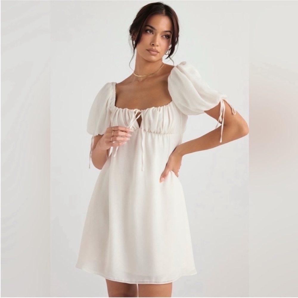 House of CB Princess Ivory Mini Dress - Size M